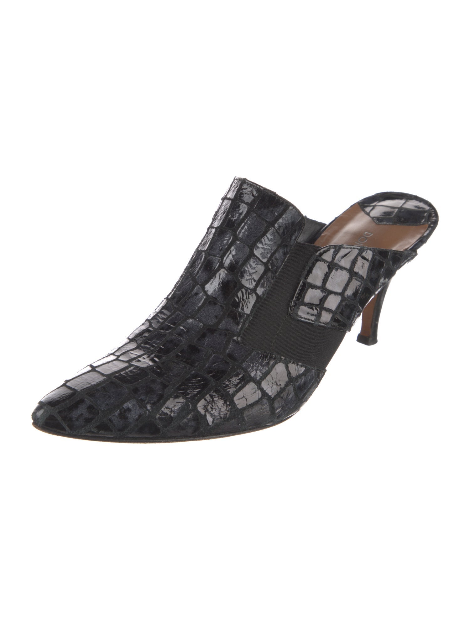 Donald Pliner Leather Mules