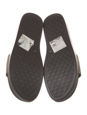Donald Pliner Suede Printed Slides