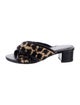 Donald Pliner Leather Printed Slides