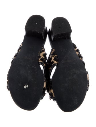 Donald Pliner Leather Printed Slides