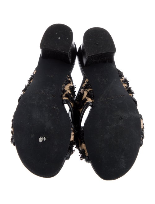 Donald Pliner Leather Printed Slides