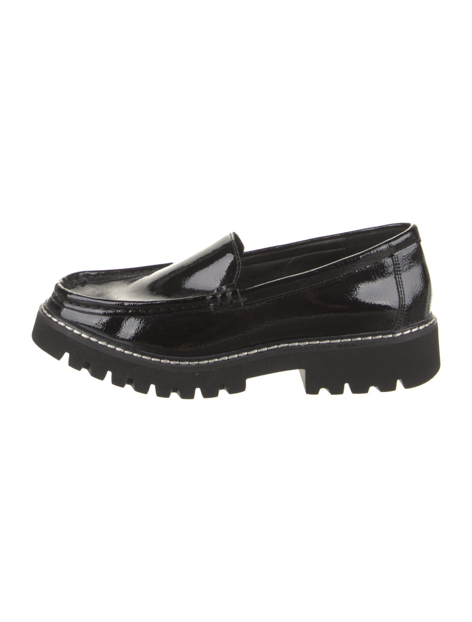Donald Pliner Patent Leather Loafers