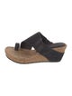 Donald Pliner Suede Slides