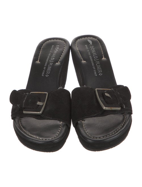 Donald Pliner Leather Slides