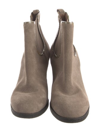 Donald Pliner Suede Chelsea Boots
