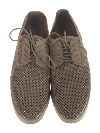 Donald Pliner Suede Lasercut Accents Oxfords