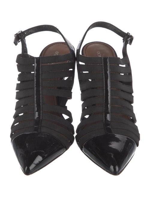 Donald Pliner Patent Leather Slingback Pumps