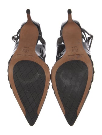 Donald Pliner Patent Leather Slingback Pumps