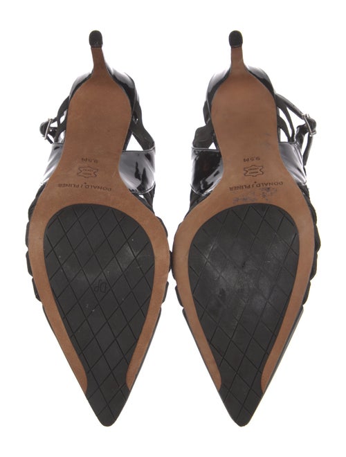 Donald Pliner Patent Leather Slingback Pumps