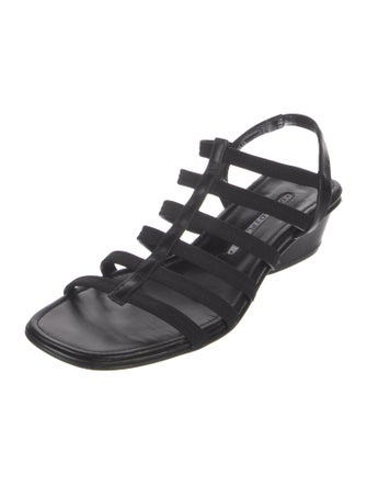 Donald Pliner Canvas Gladiator Sandals