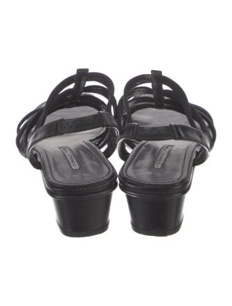 Donald Pliner Canvas Gladiator Sandals