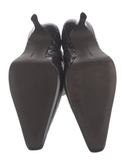 Donald Pliner Embossed Leather Animal Print Boots