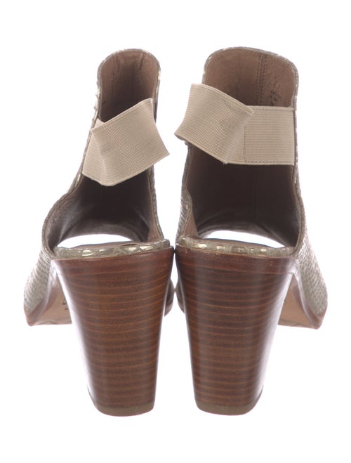 Donald Pliner Leather Polka Dot Print Slingback Sandals