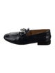 Donald Pliner Patent Leather Chain-Link Accents Loafers