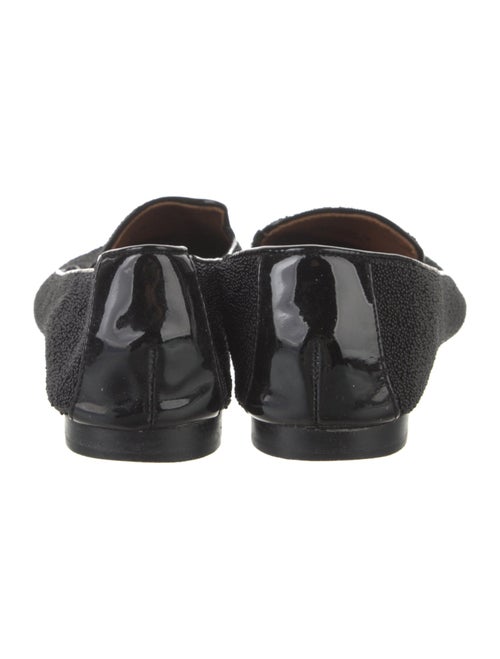 Donald Pliner Patent Leather Beaded Accents Loafers