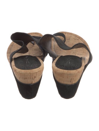 Donald Pliner Suede Slides