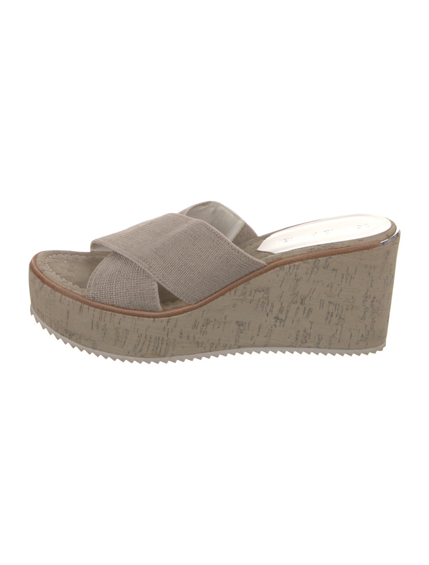 Donald Pliner Canvas Slides