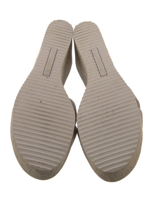 Donald Pliner Canvas Slides