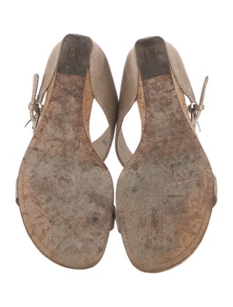 Donald Pliner Leather T-Strap Sandals