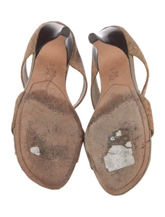 Donald Pliner Animal Print Slides