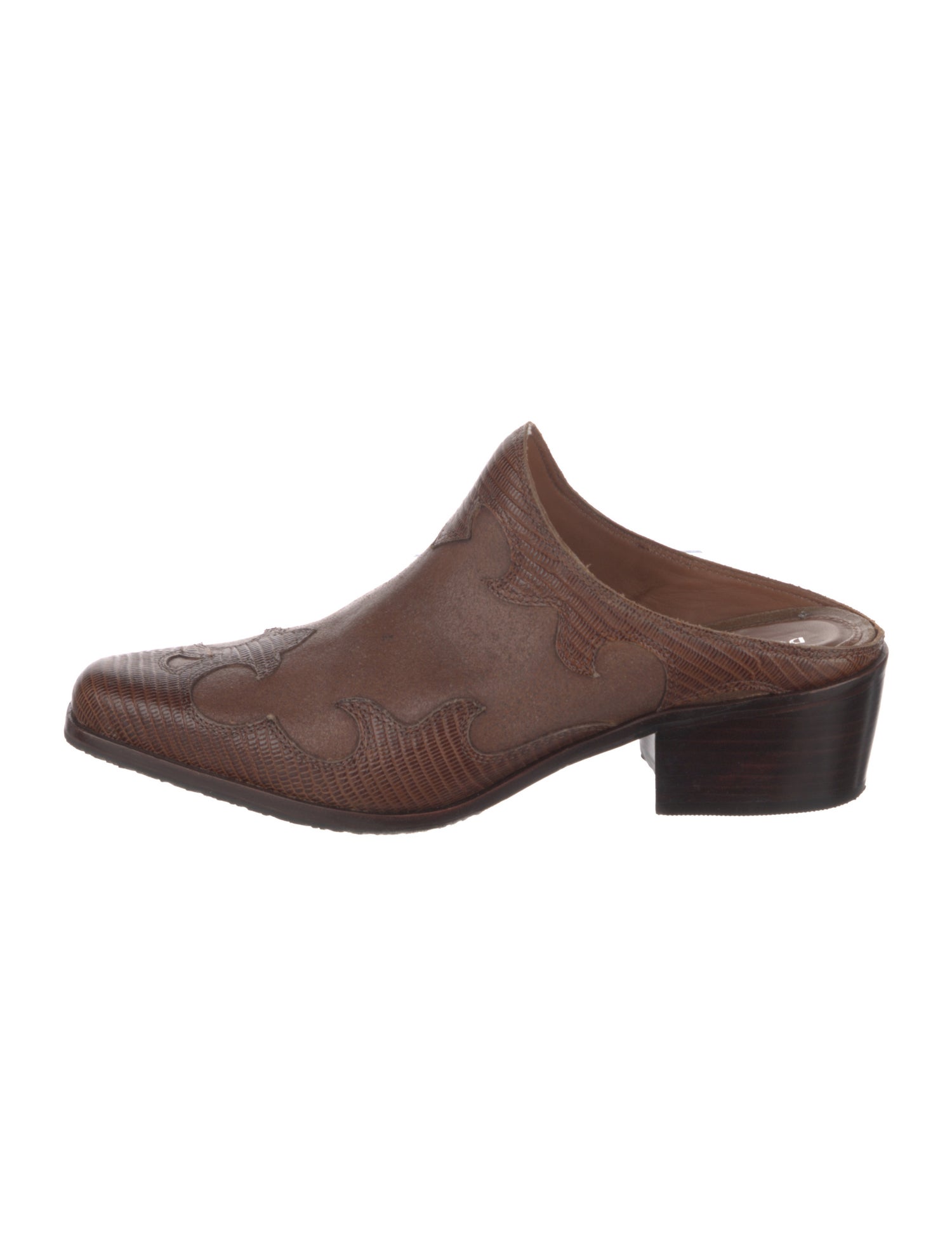 Donald Pliner Leather Mules
