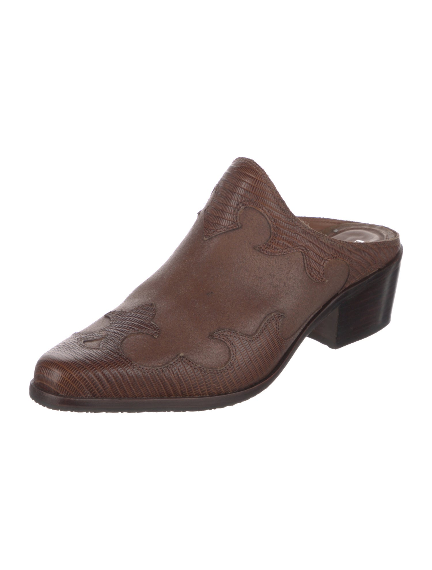 Donald Pliner Leather Mules