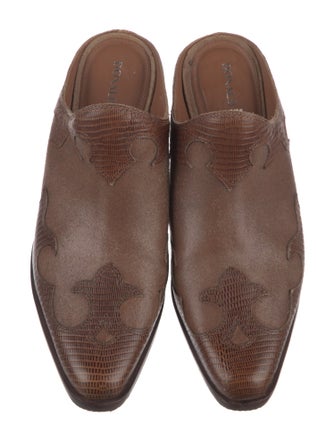 Donald Pliner Leather Mules