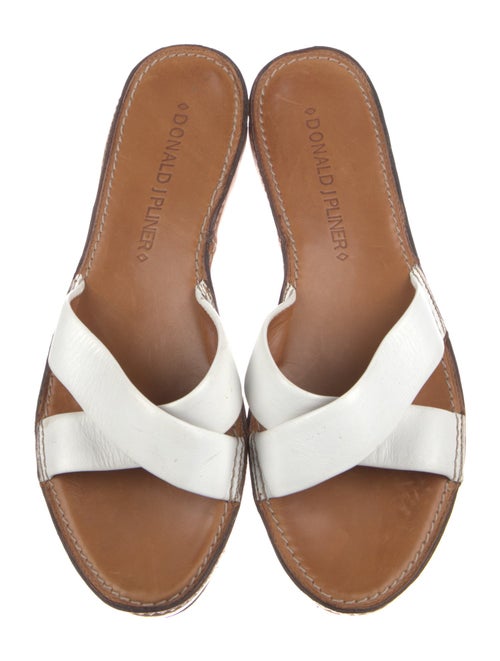 Donald Pliner Leather Slides