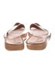 Donald Pliner Leather Slides