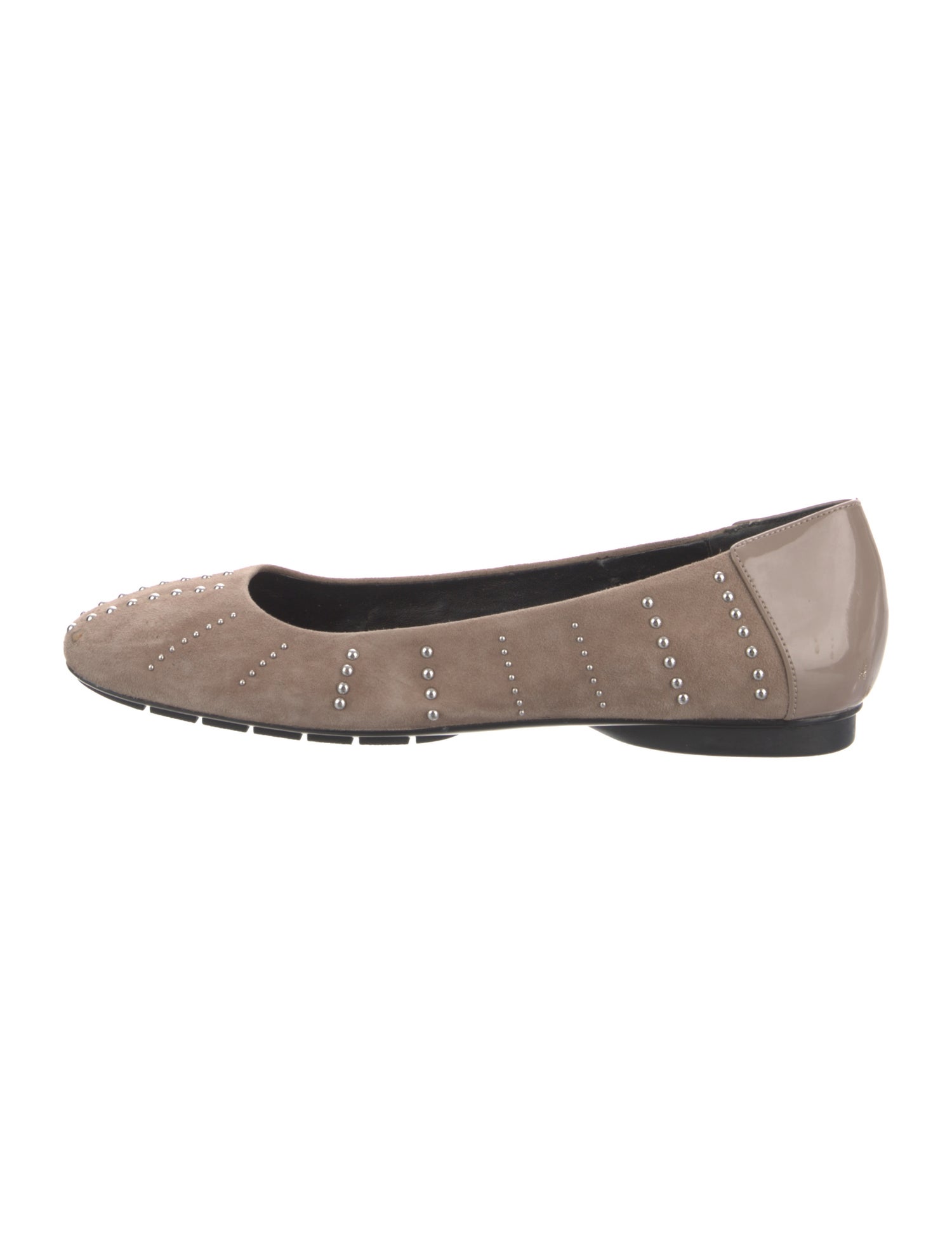 Donald Pliner Suede Patterned Ballet Flats