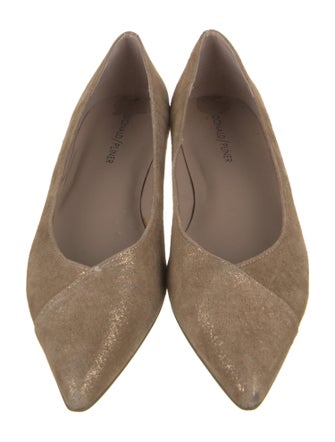 Donald Pliner Suede Ballet Flats