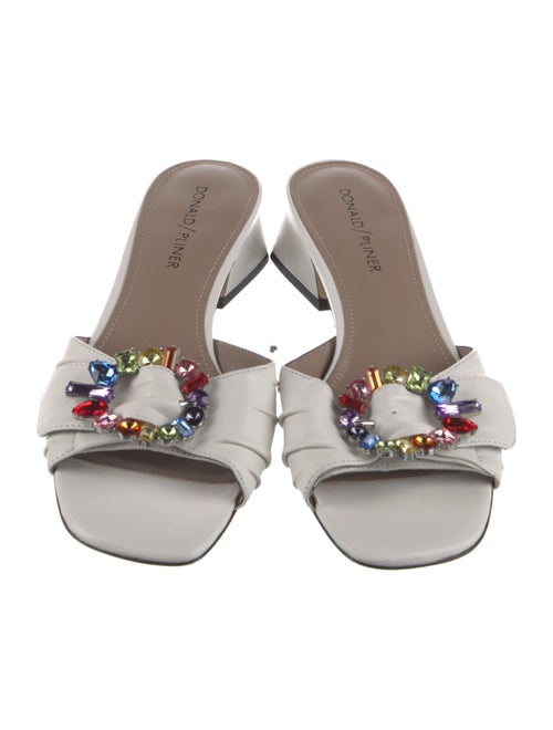 Donald Pliner Leather Slides