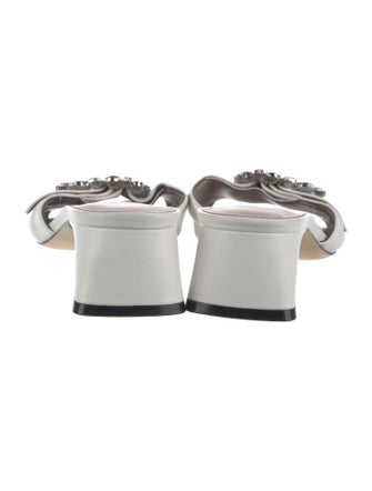 Donald Pliner Leather Slides