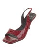 Donald Pliner Patent Leather Slingback Sandals