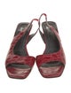 Donald Pliner Patent Leather Slingback Sandals