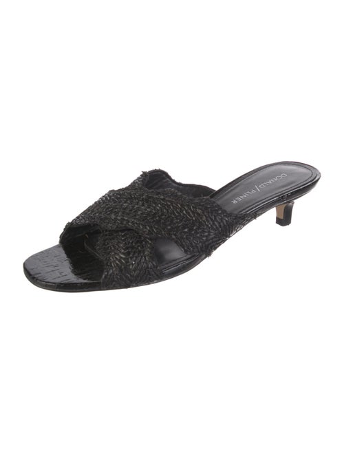 Donald Pliner Leather Slides