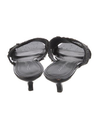 Donald Pliner Leather Slides