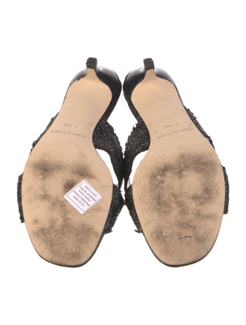 Donald Pliner Leather Slides