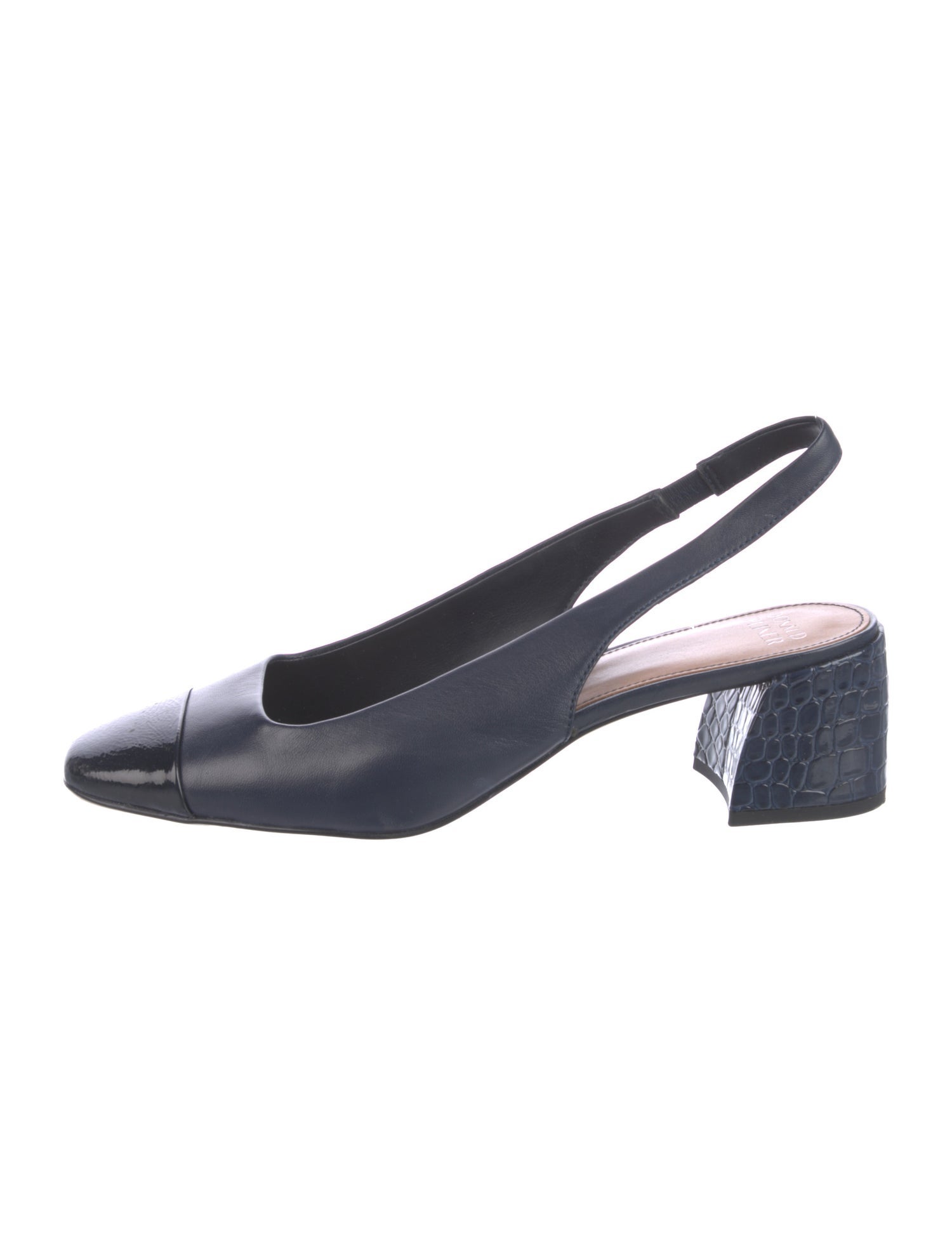 Donald Pliner Leather Slingback Pumps