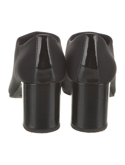 Donald Pliner Neoprene Leather Trim Embellishment Pumps