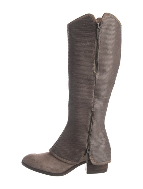 Donald Pliner Embossed Leather Riding Boots