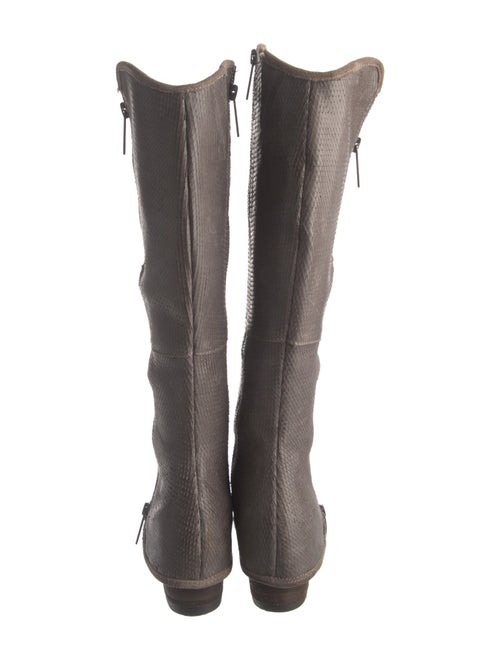 Donald Pliner Embossed Leather Riding Boots