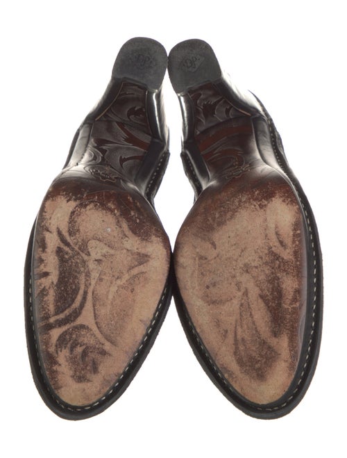 Donald Pliner Suede Printed Mules