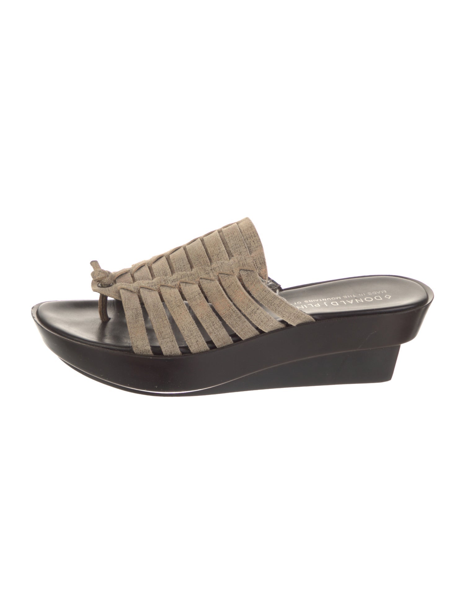 Donald Pliner Suede Slides