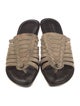 Donald Pliner Suede Slides