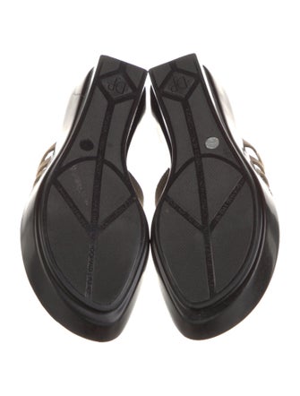 Donald Pliner Suede Slides