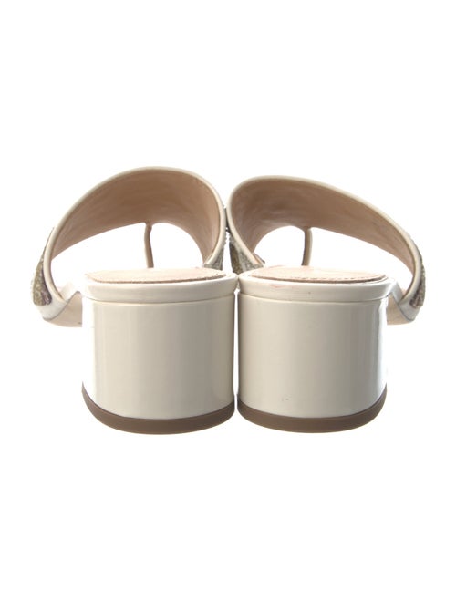 Donald Pliner Leather Printed Slides