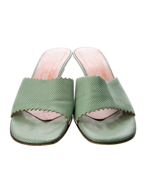 Donald Pliner Leather Slides