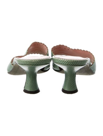 Donald Pliner Leather Slides