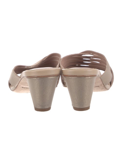 Donald Pliner Leather Slides